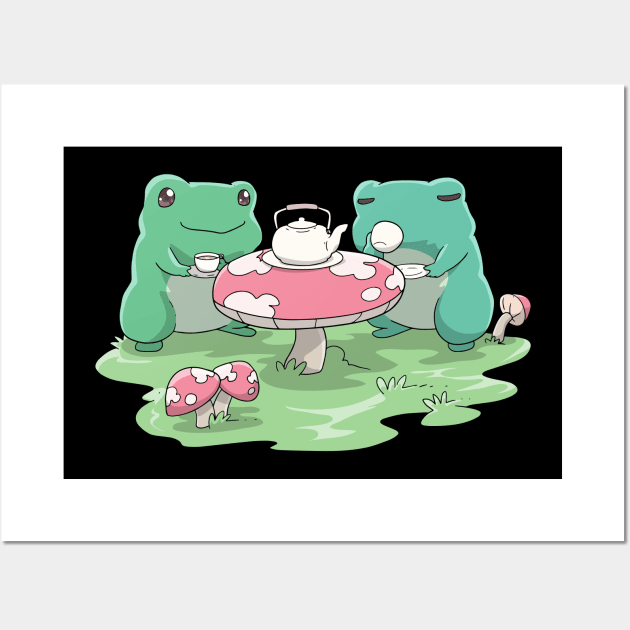 Frog Wall Art by KAWAIITEE